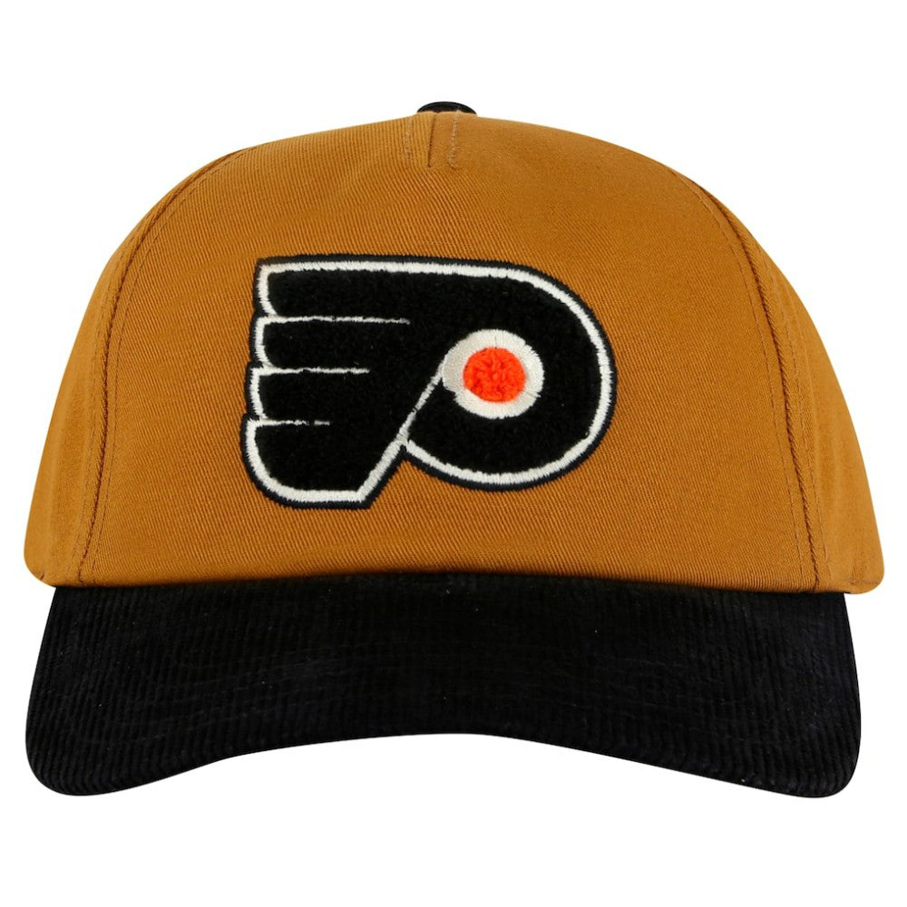 Philadelphia Flyers American Needle Burnett Adjustable Hat - Tan/Black | US 201747078