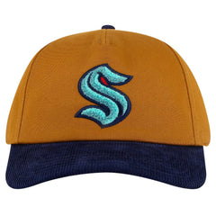 Seattle Kraken American Needle Burnett Adjustable Hat - Tan/Deep Sea Blue | US 201747081
