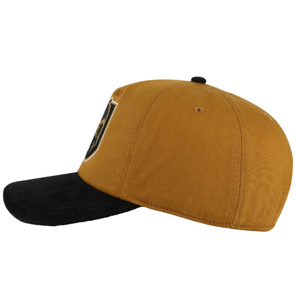 Vegas Golden Knights American Needle Burnett Adjustable Hat - Tan/Black | US 201747085