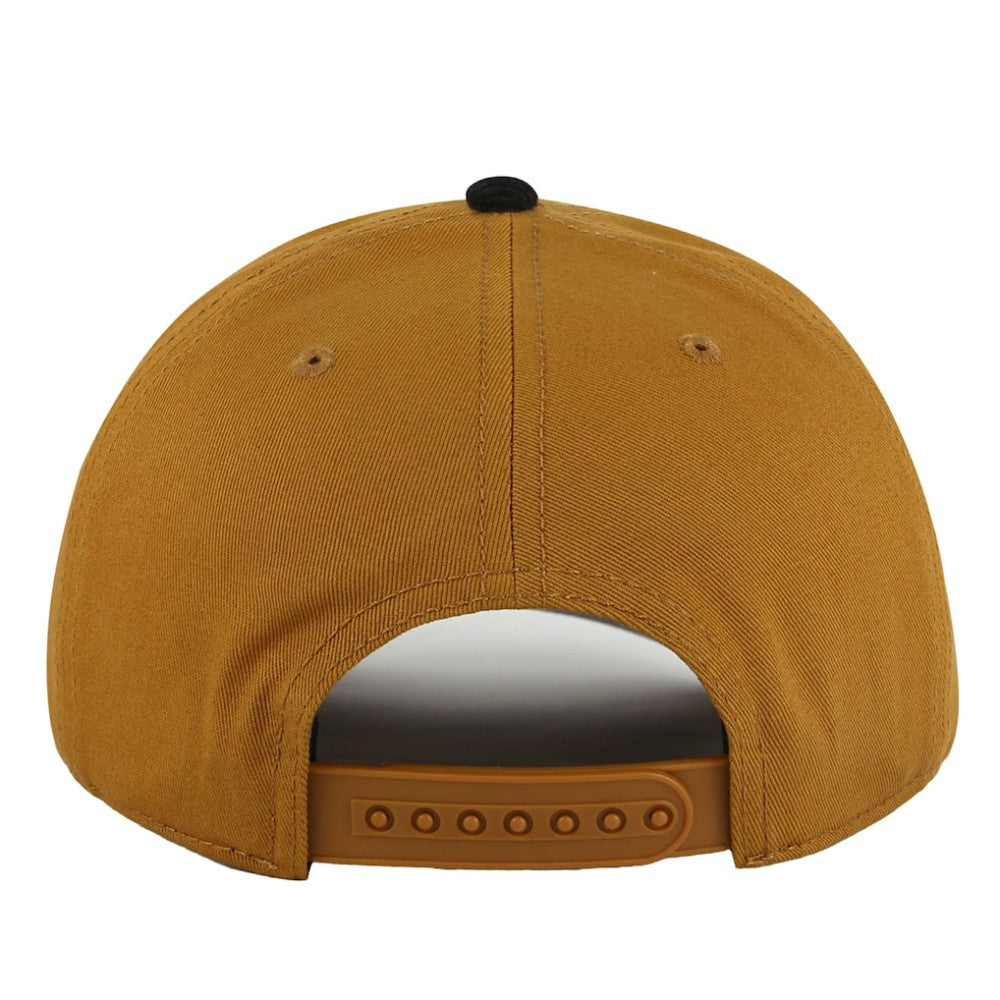 Vegas Golden Knights American Needle Burnett Adjustable Hat - Tan/Black | US 201747085