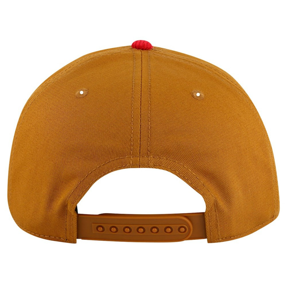 Detroit Red Wings American Needle Burnett Adjustable Hat - Tan/Red | US 201747086