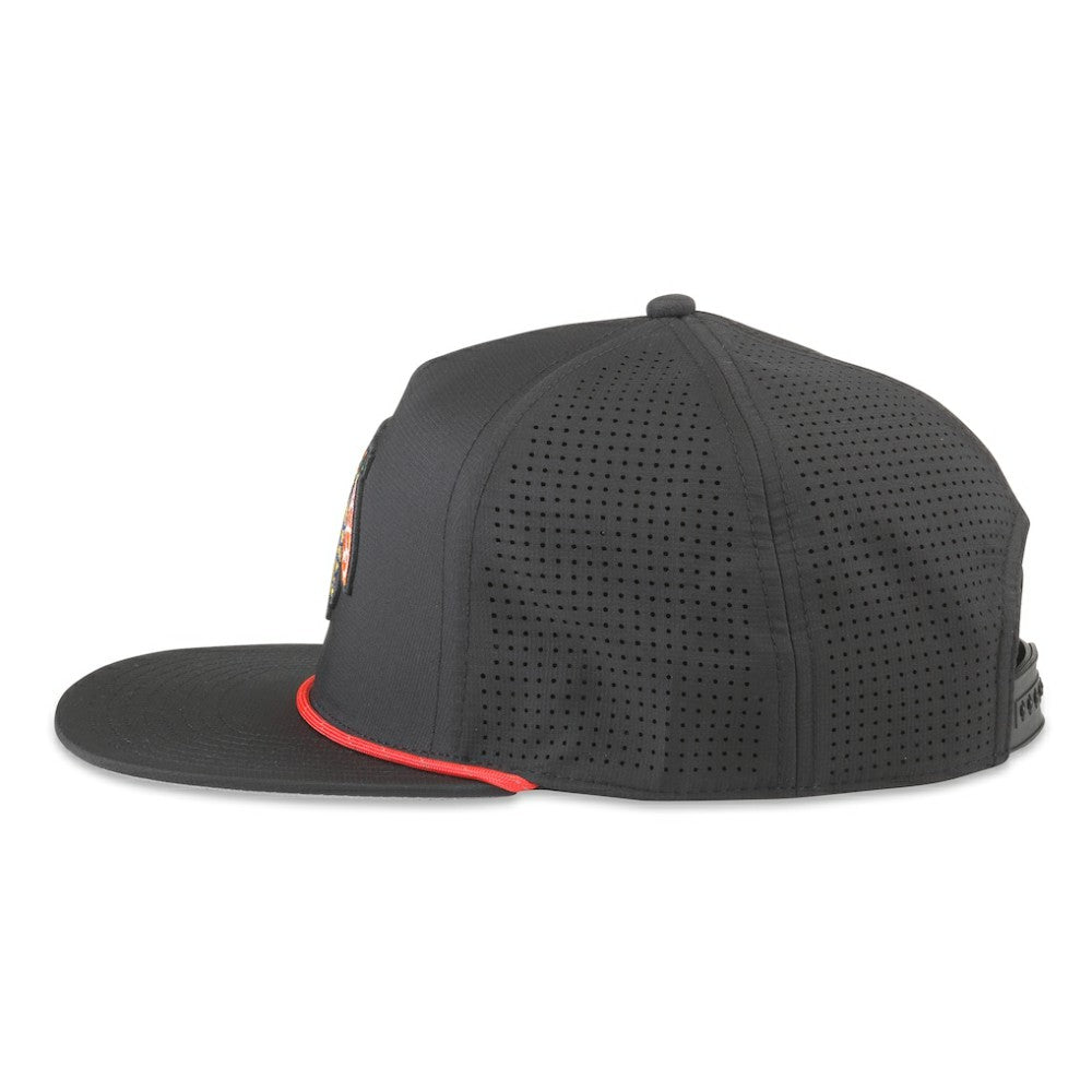 Chicago Blackhawks American Needle Buxton Pro Tech Adjustable Hat - Black | US 201747111
