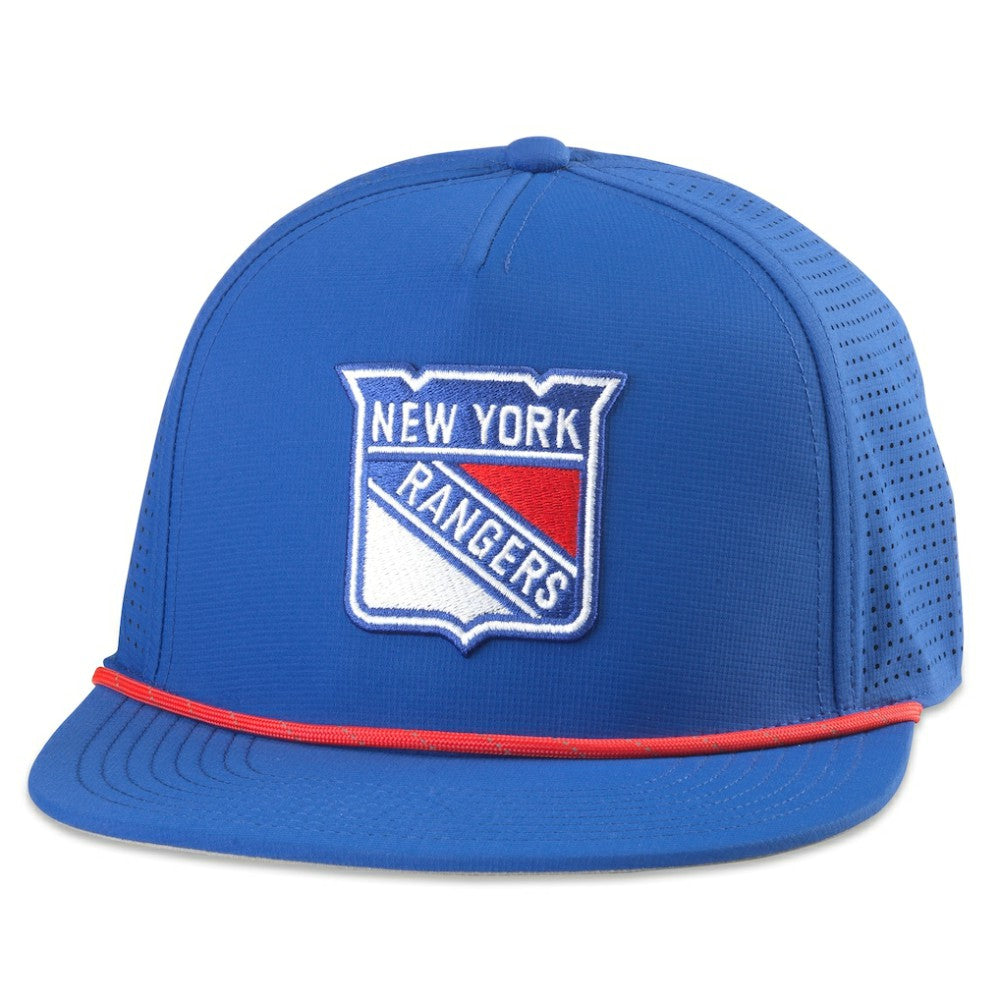 New York Rangers American Needle Buxton Pro Tech Adjustable Hat - Blue | US 201747122