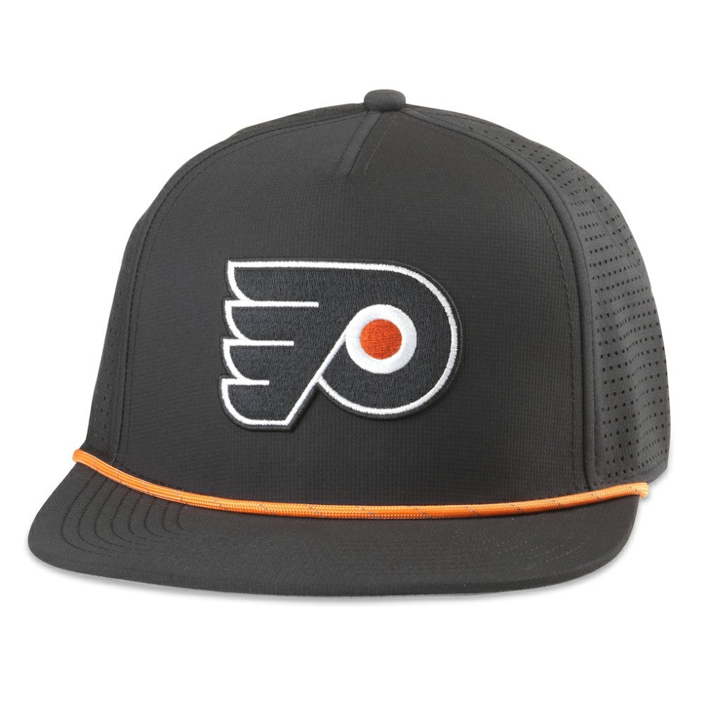 Philadelphia Flyers American Needle Buxton Pro Tech Adjustable Hat - Black | US 201747123