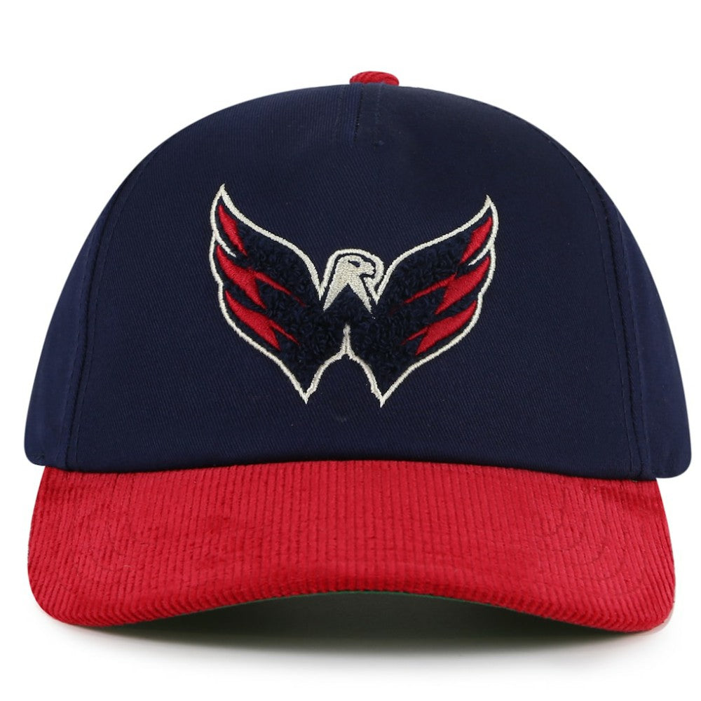 Washington Capitals American Needle Burnett Adjustable Hat - Navy/Red | US 201747126