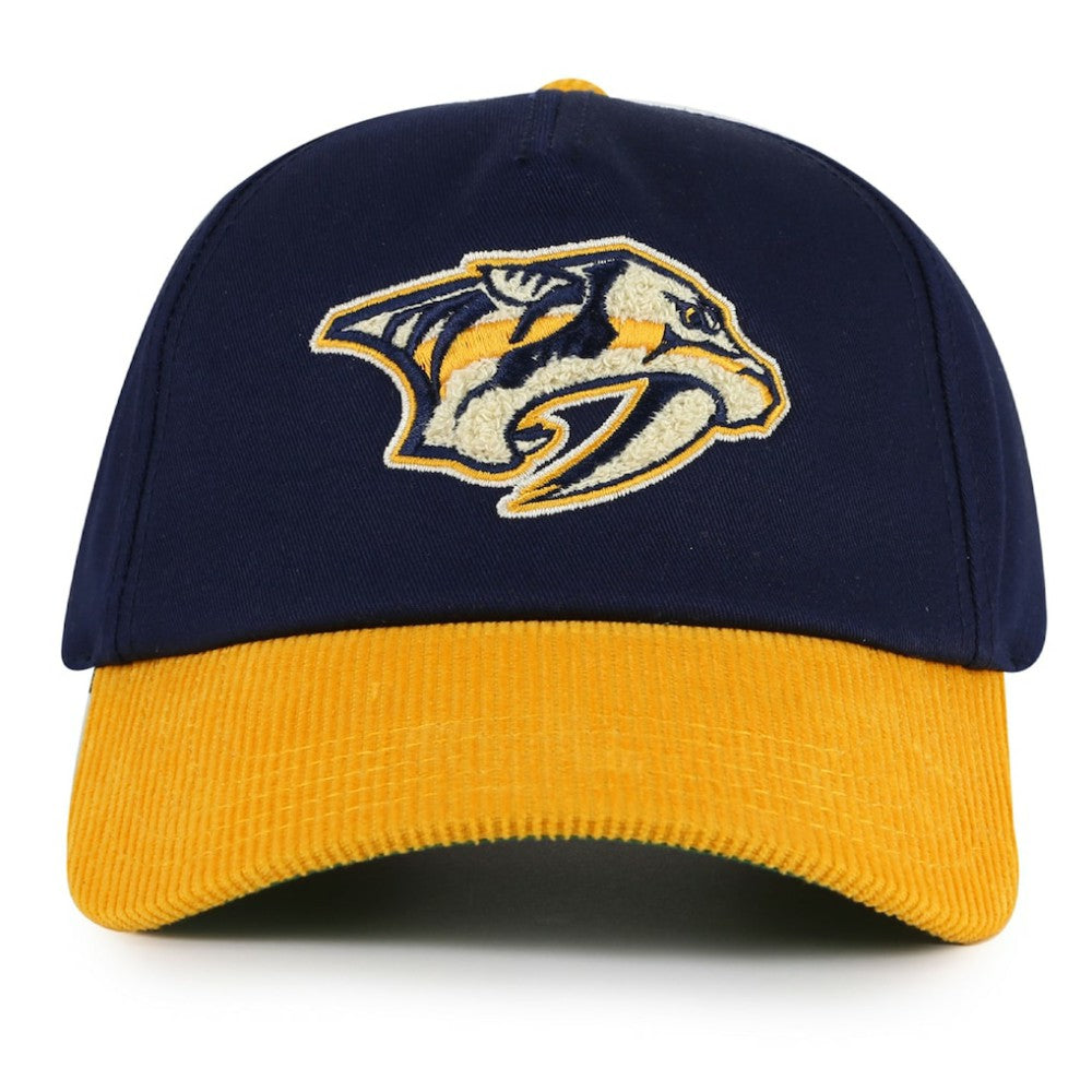Nashville Predators American Needle Burnett Adjustable Hat - Navy/Gold | US 201747127