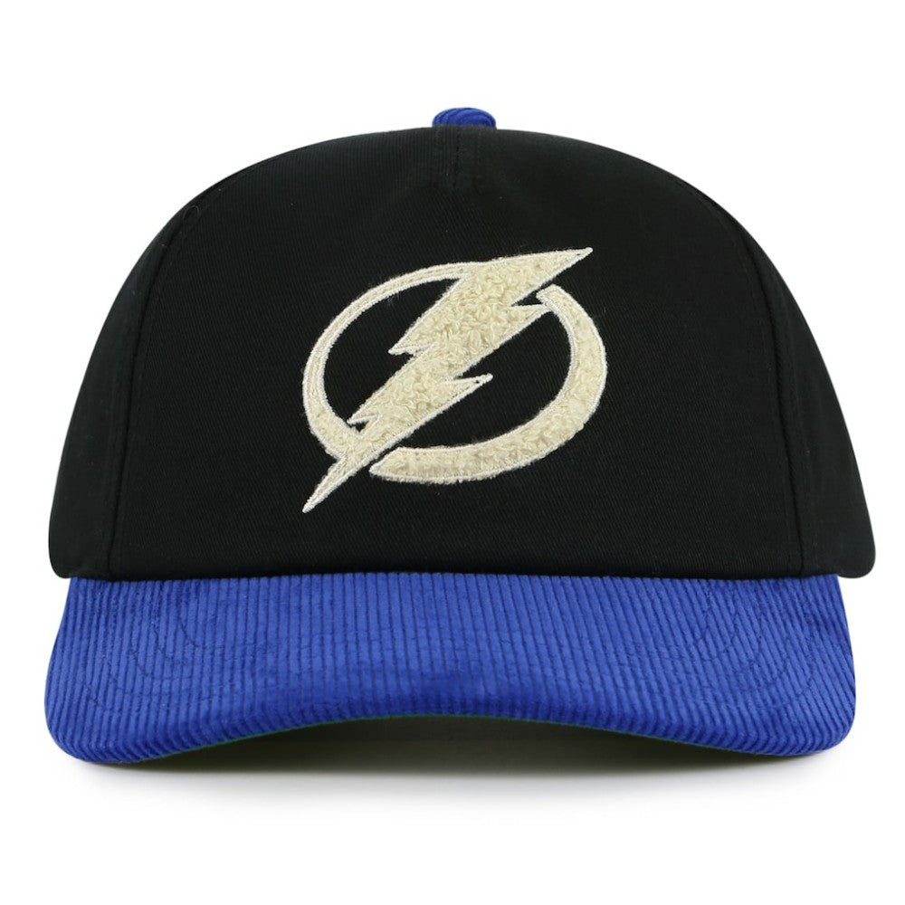 Tampa Bay Lightning American Needle Burnett Adjustable Hat - Black/Blue | US 201747136
