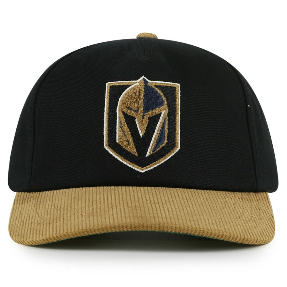 Vegas Golden Knights American Needle Burnett Adjustable Hat - Black/Gold | US 201747138