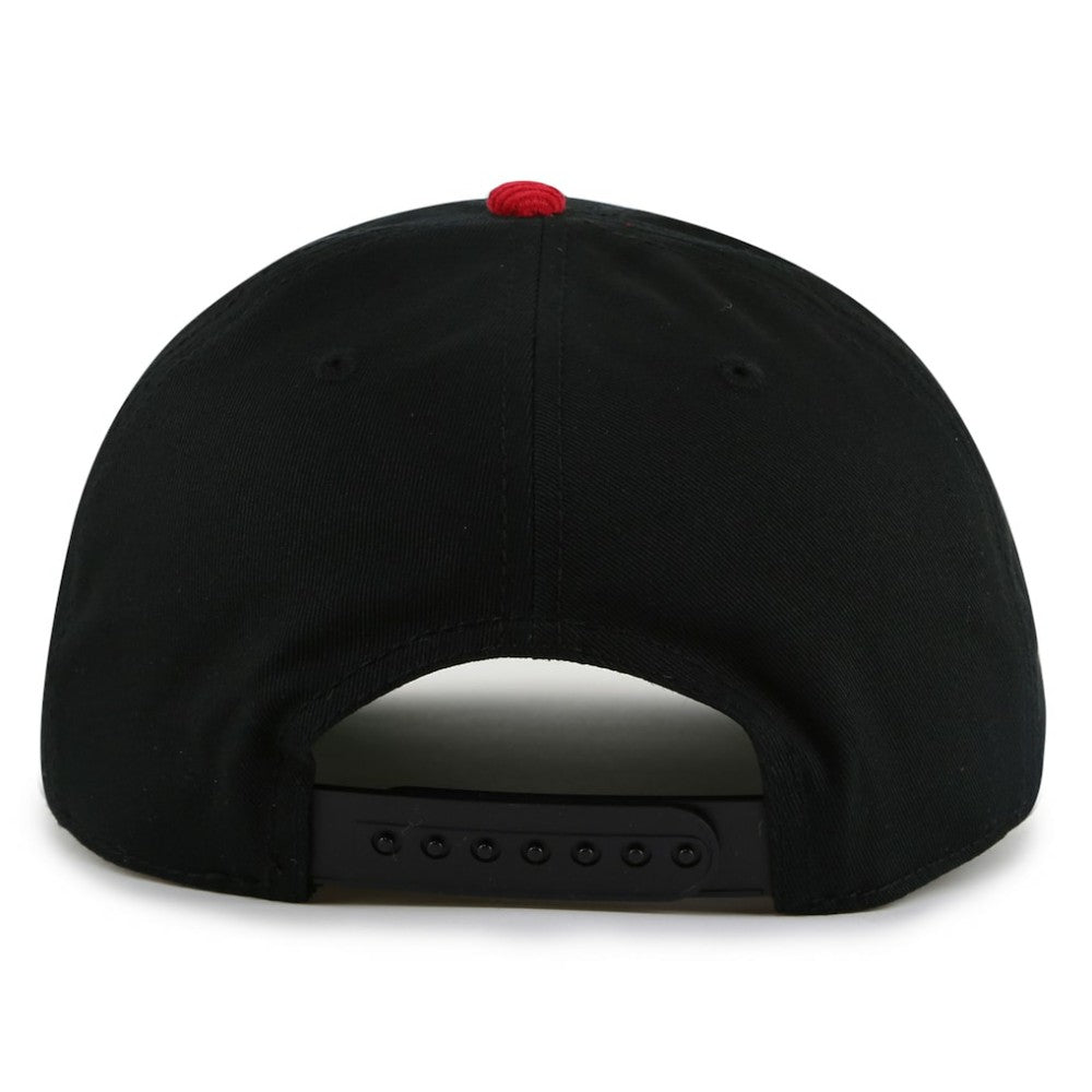 Chicago Blackhawks American Needle Burnett Adjustable Hat - Black/Red | US 201747140