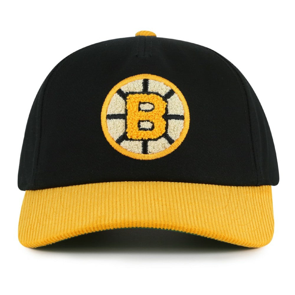 Boston Bruins American Needle Burnett Adjustable Hat - Black/Gold | US 201747144