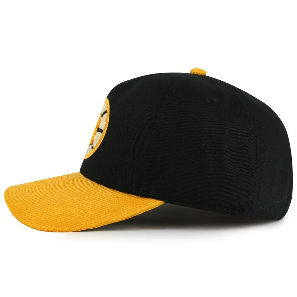 Boston Bruins American Needle Burnett Adjustable Hat - Black/Gold | US 201747144