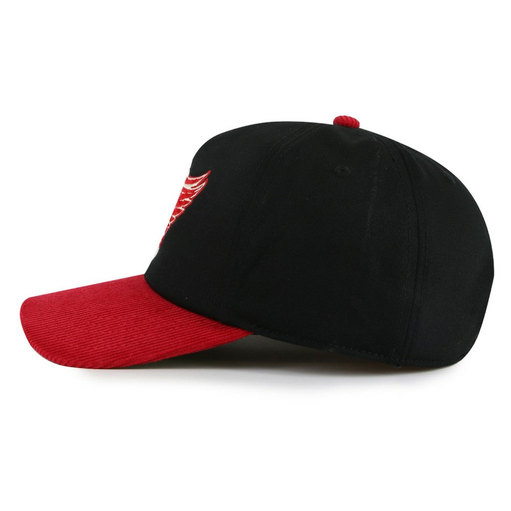Detroit Red Wings American Needle Burnett Adjustable Hat - Black/Red | US 201747149