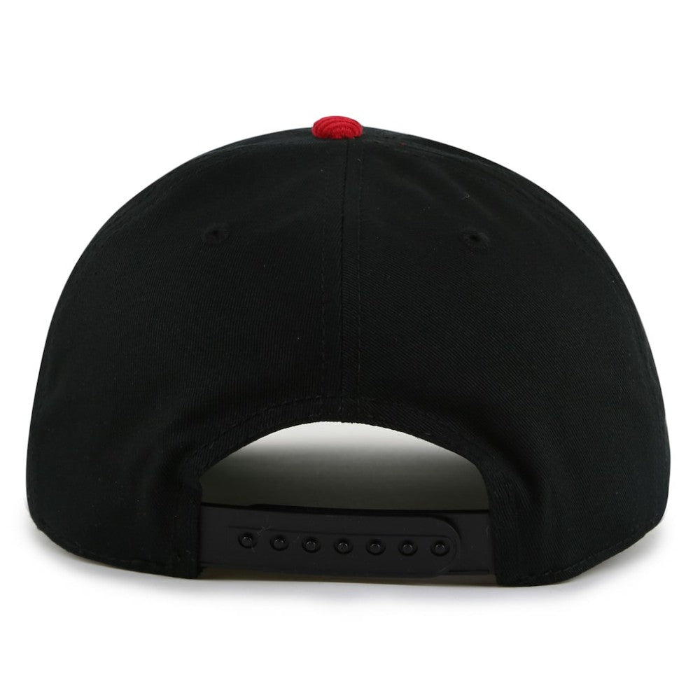 Detroit Red Wings American Needle Burnett Adjustable Hat - Black/Red | US 201747149