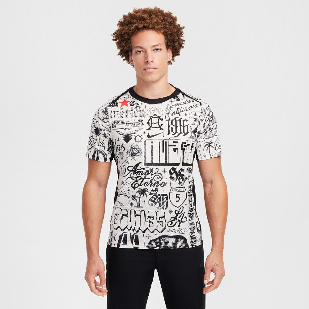 Club America 2024/25 CA x CA Academy Pro Pre-Match Performance Top Cream - Nike outlet