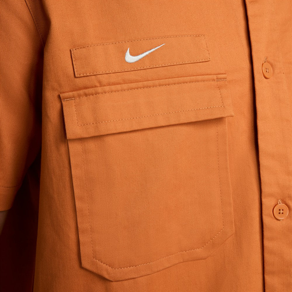 Club America CA x CA Woven Button-Down Shirt Burnt Orange - Nike sale