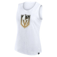 Vegas Golden Knights Fanatics Women's Slub Tank Top - White | US 201748301