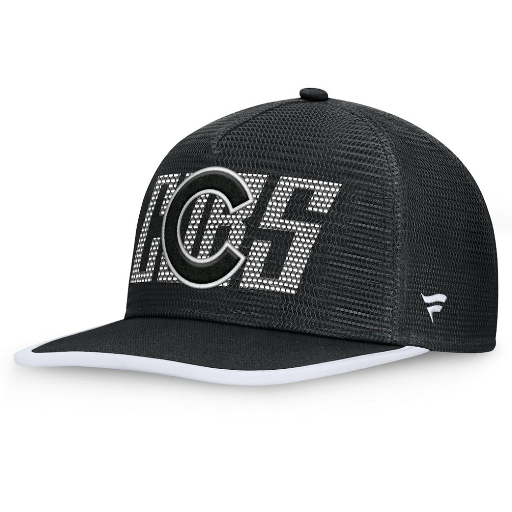 Chicago Cubs Fanatics Let's Glow Line Drive Snapback Hat - Black Hats