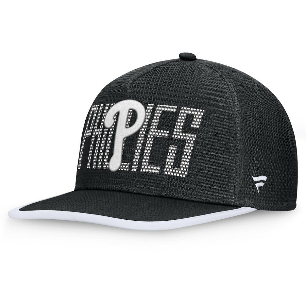 Philadelphia Phillies Fanatics Let's Glow Line Drive Snapback Hat - Black Hats