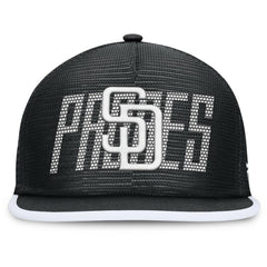 San Diego Padres Fanatics Let's Glow Line Drive Snapback Hat - Black Hats