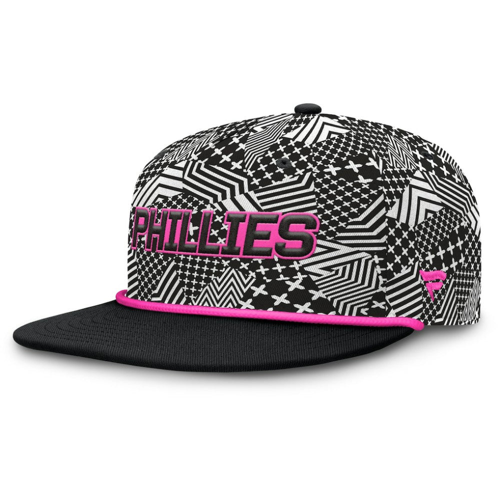Philadelphia Phillies Fanatics Let's Glow Moon Shot Snapback Hat - Black Hats