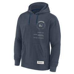 Golden State Warriors Future Ground Info Elements Premium Pullover Hoodie Blue - Fanatics