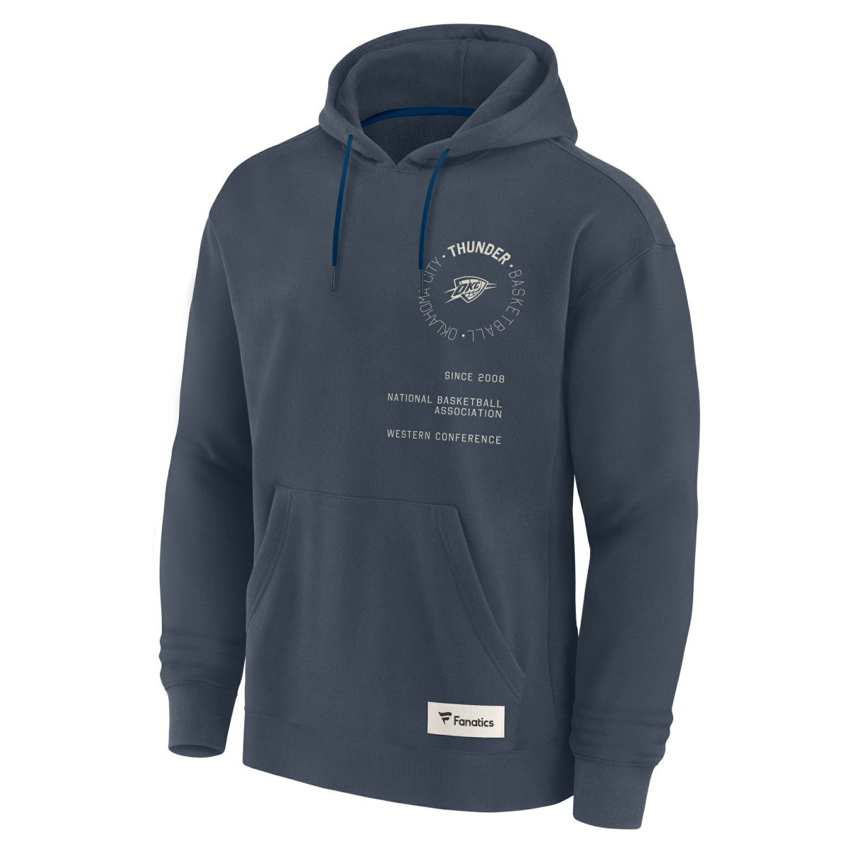 Oklahoma City Thunder Future Ground Info Elements Premium Pullover Hoodie Blue - Fanatics