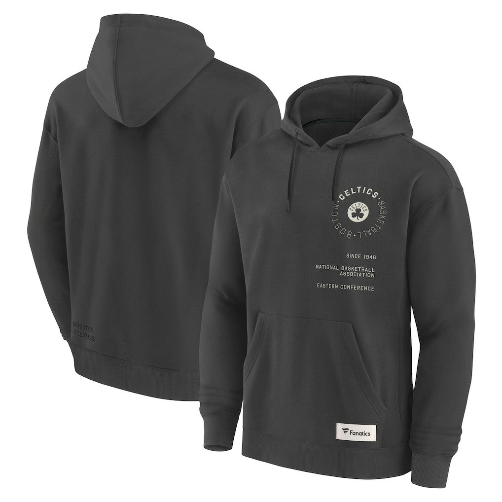 Boston Celtics Future Ground Info Elements Premium Pullover Hoodie Gray - Fanatics