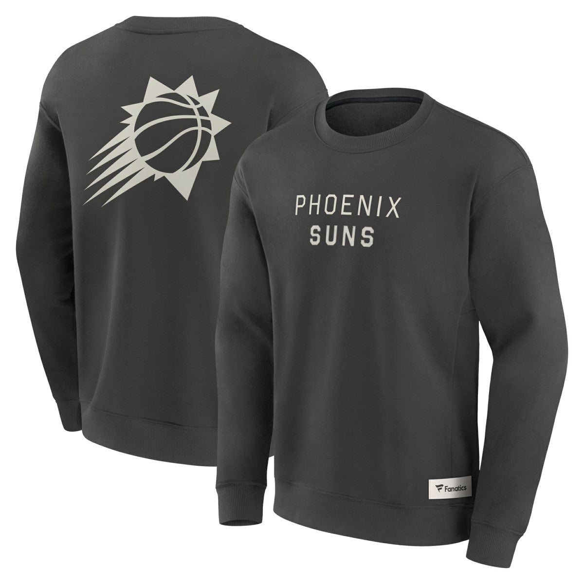 Phoenix Suns Elements Future Ground Lettering Pullover Sweatshirt Gray - Fanatics
