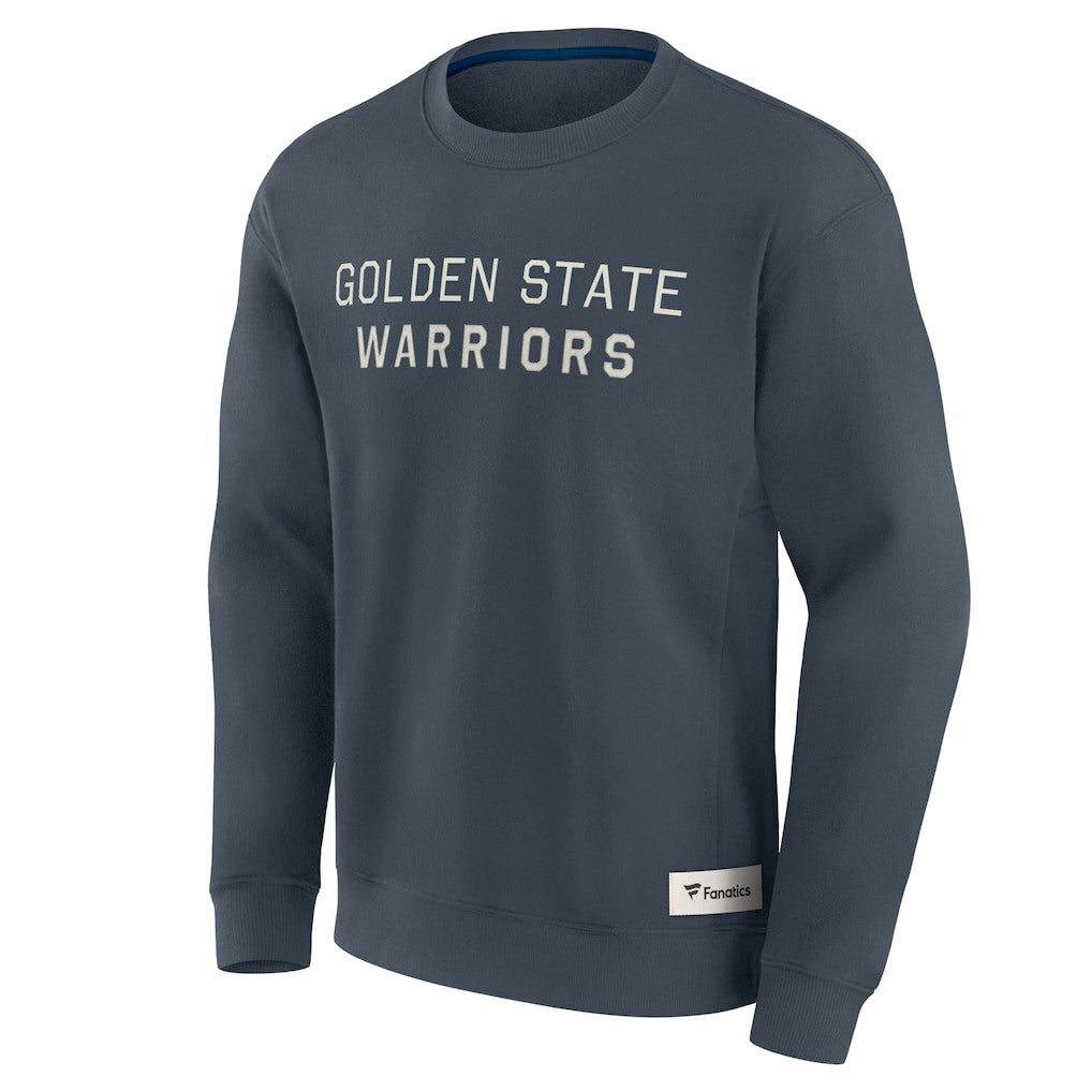 Golden State Warriors Elements Future Ground Lettering Pullover Sweatshirt Blue - Fanatics