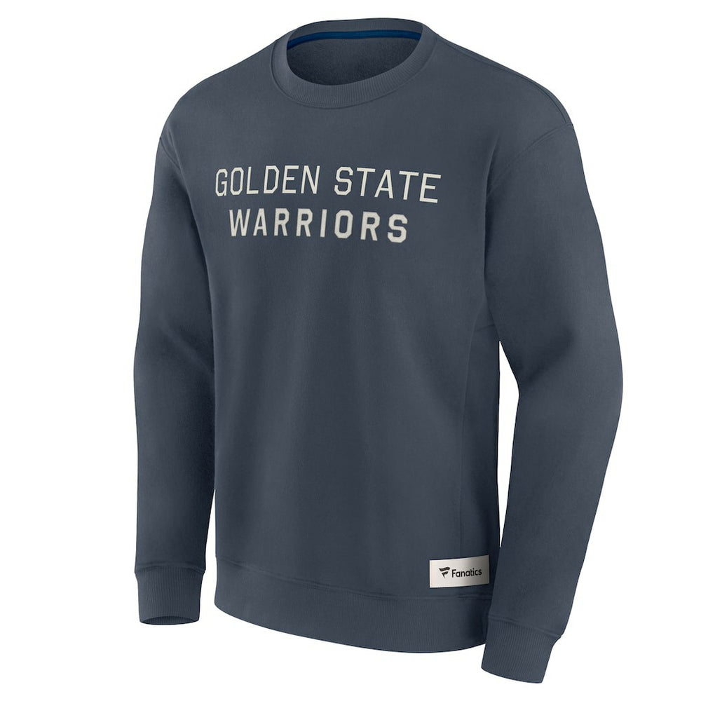 Golden State Warriors Elements Future Ground Lettering Pullover Sweatshirt Blue - Fanatics