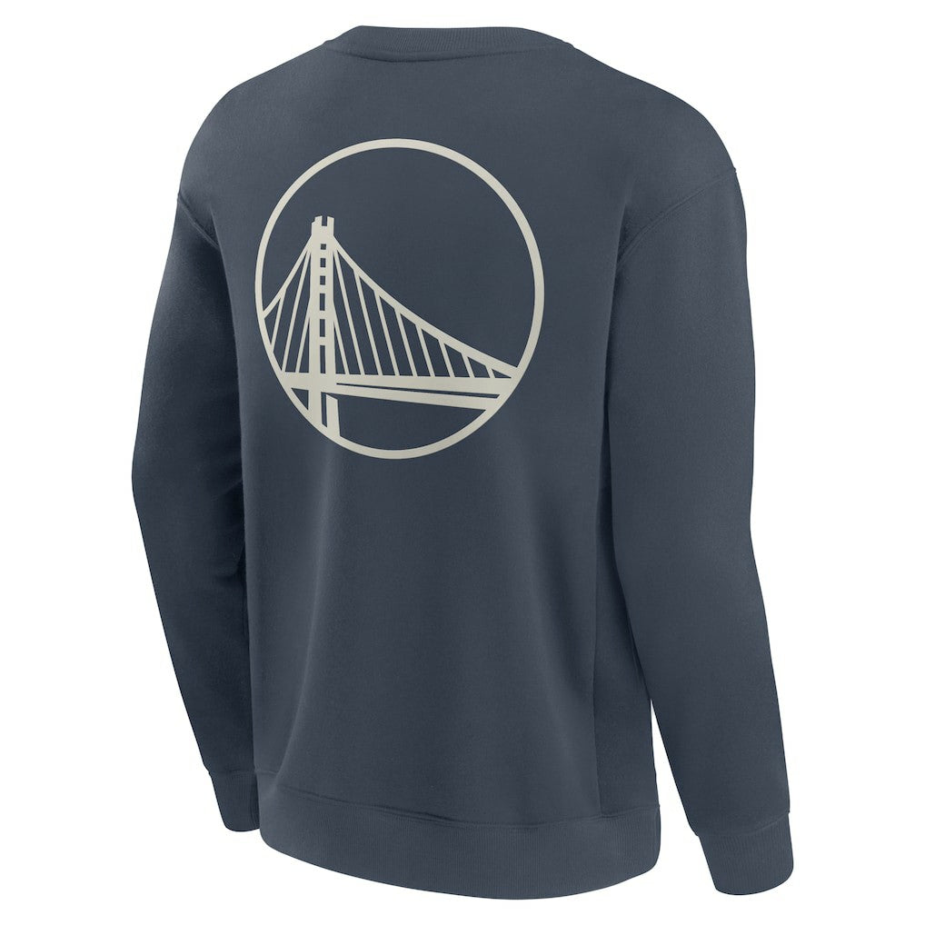 Golden State Warriors Elements Future Ground Lettering Pullover Sweatshirt Blue - Fanatics