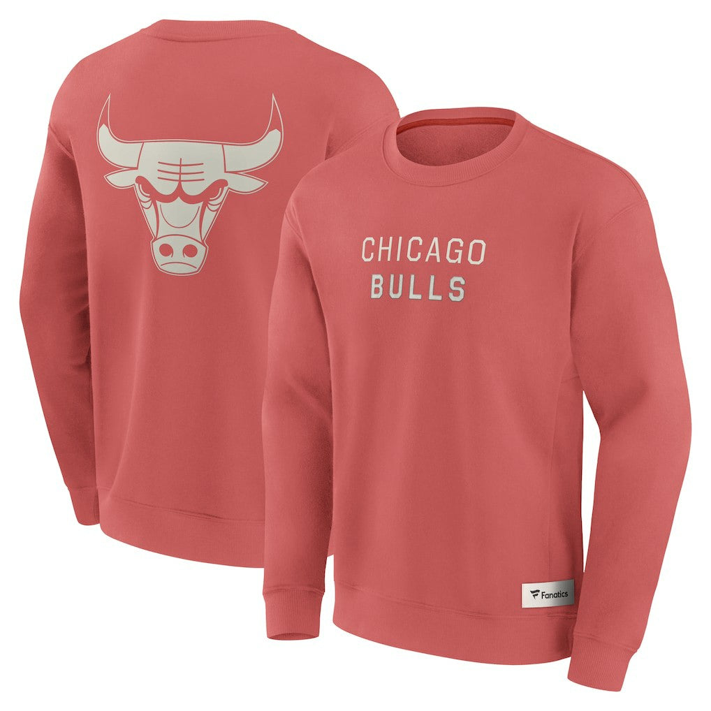 Chicago Bulls Elements Future Ground Lettering Pullover Sweatshirt Red - Fanatics