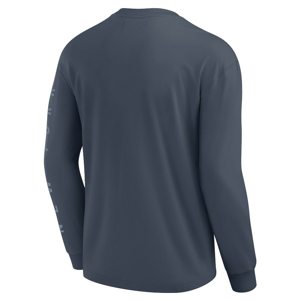 New York Knicks Elements Future Ground Tonal Info Long Sleeve T-Shirt Blue - Fanatics outlet