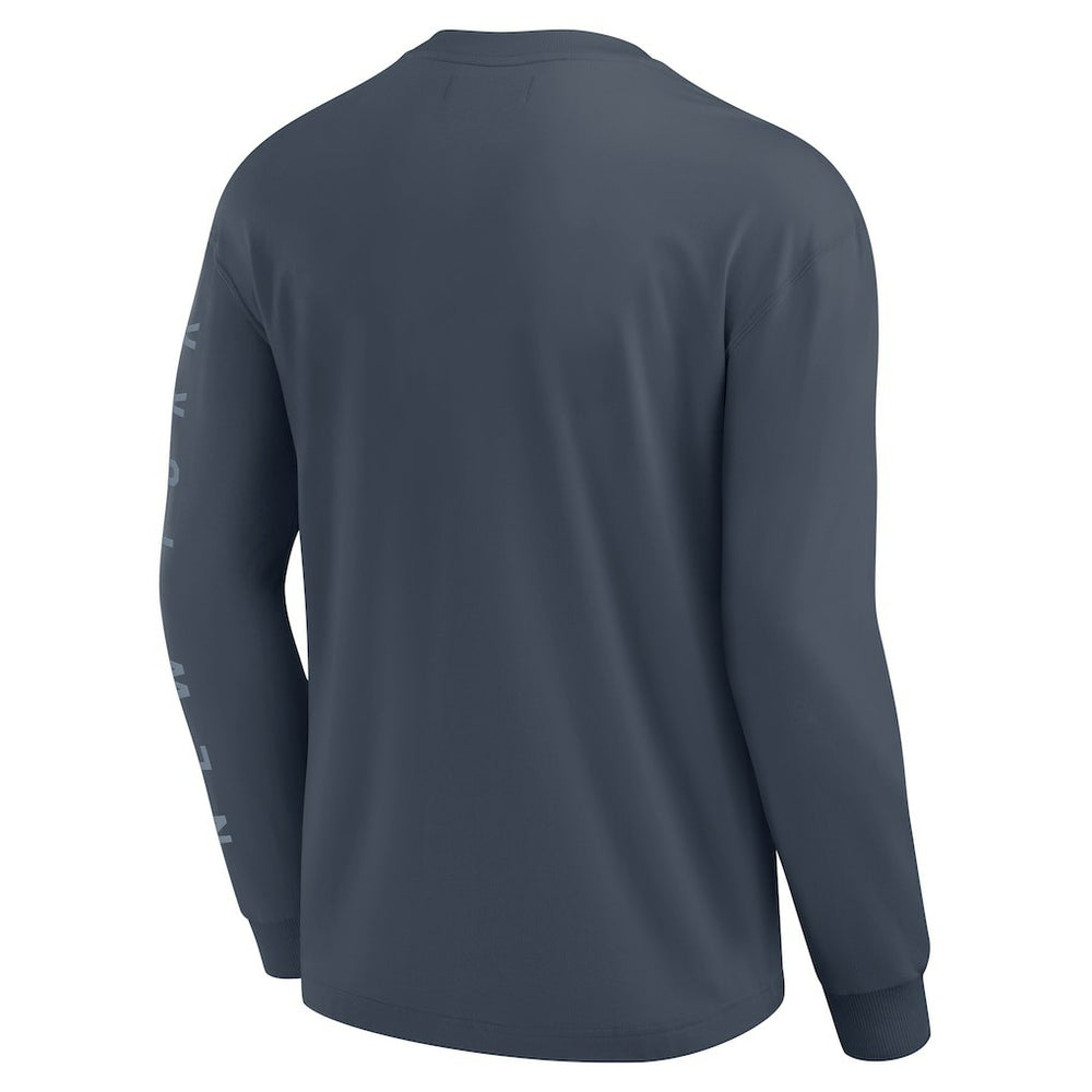 New York Knicks Elements Future Ground Tonal Info Long Sleeve T-Shirt Blue - Fanatics outlet