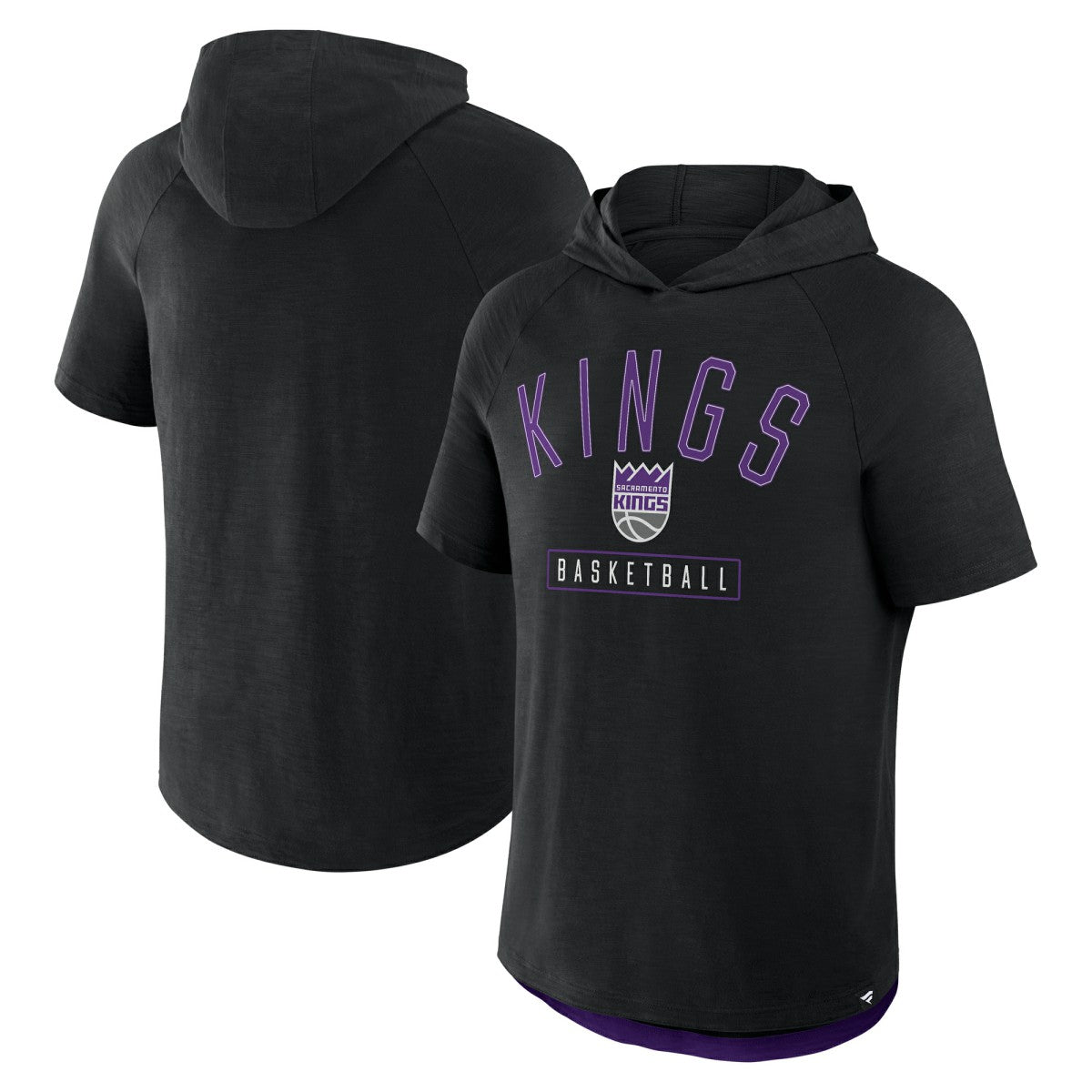 Sacramento Kings Pass Legend Raglan Hoodie T-Shirt Black - Fanatics