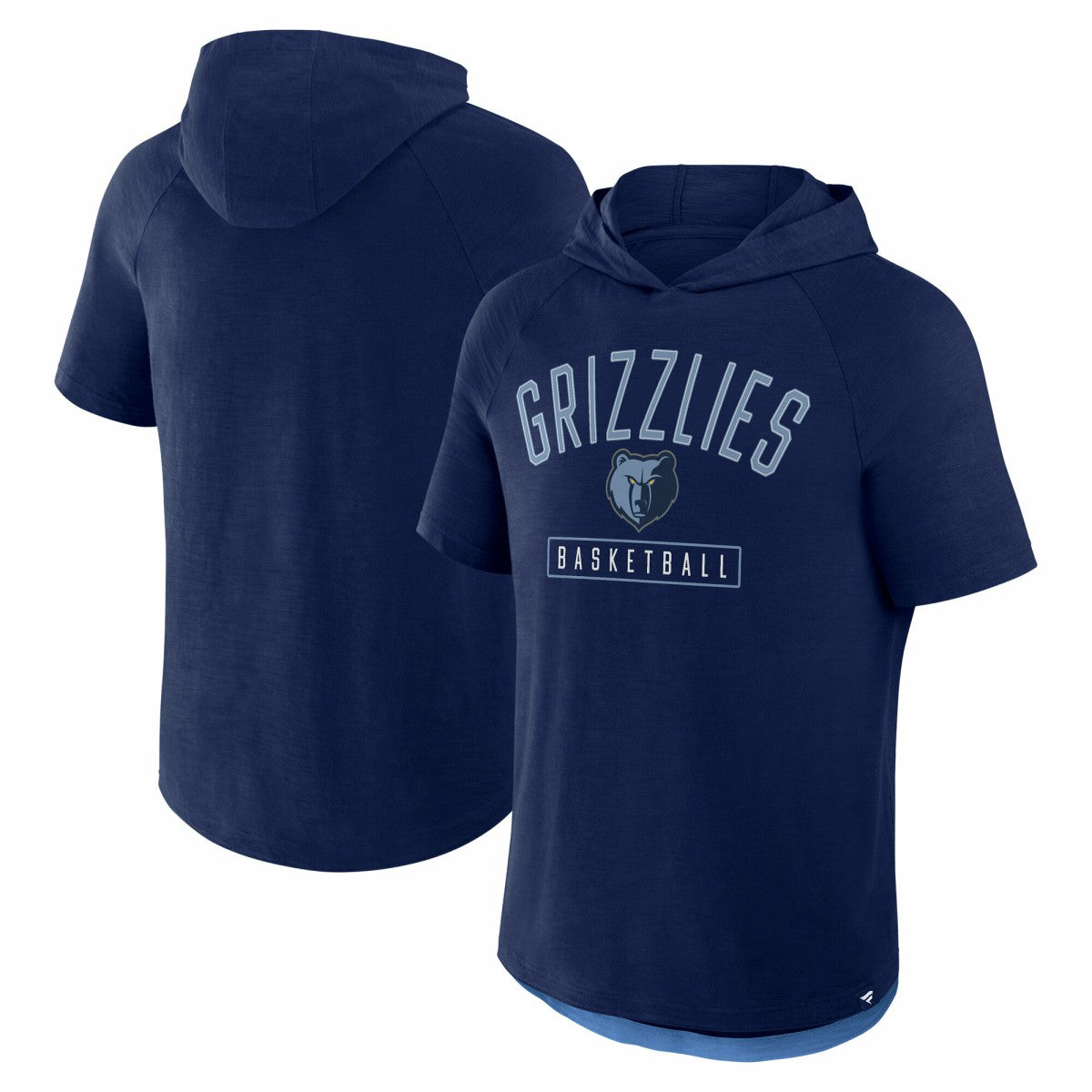 Memphis Grizzlies Pass Legend Raglan Hoodie T-Shirt Navy - Fanatics
