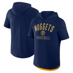 Denver Nuggets Pass Legend Raglan Hoodie T-Shirt Navy - Fanatics