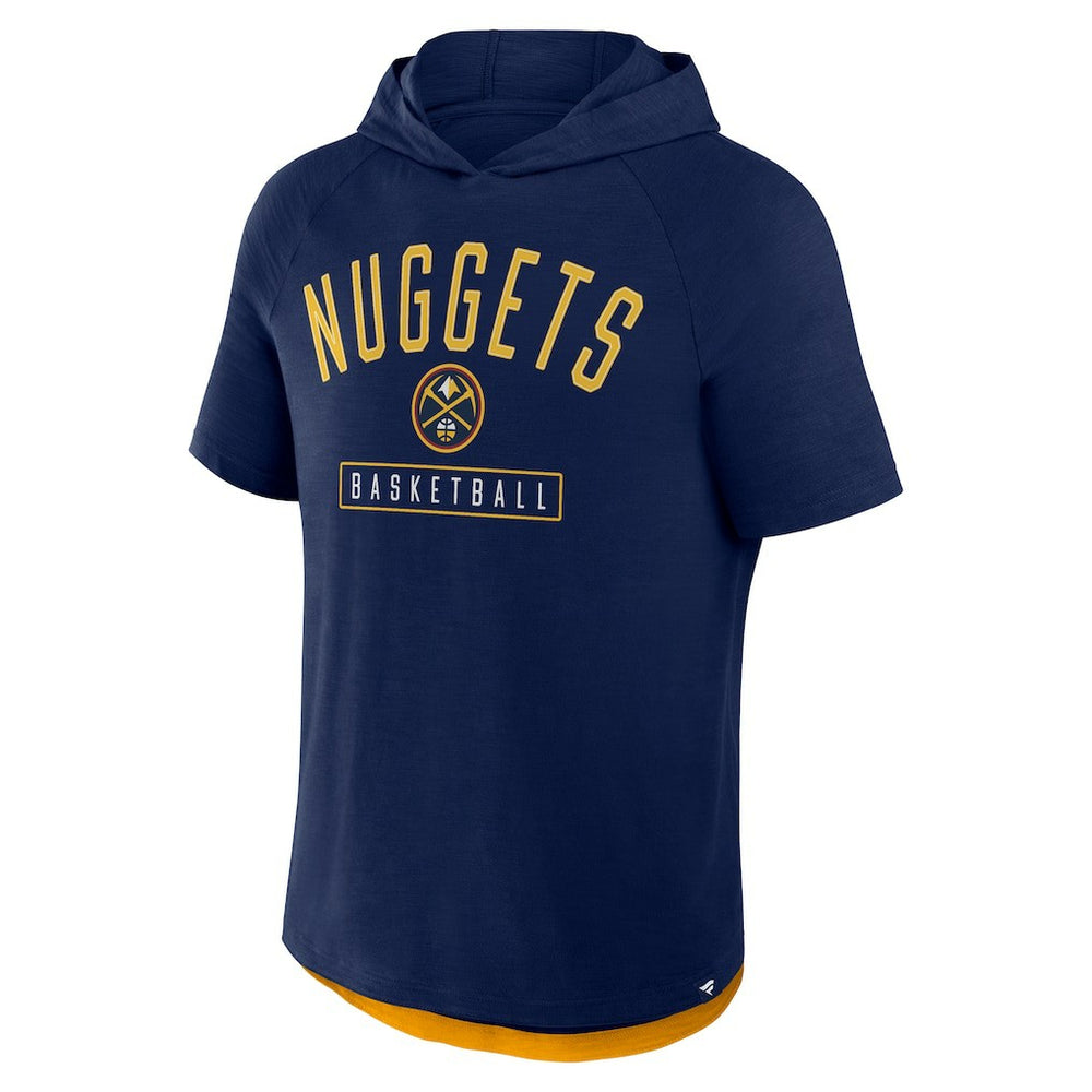 Denver Nuggets Pass Legend Raglan Hoodie T-Shirt Navy - Fanatics
