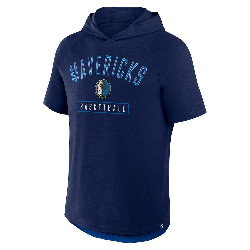 Dallas Mavericks Pass Legend Raglan Hoodie T-Shirt Navy - Fanatics