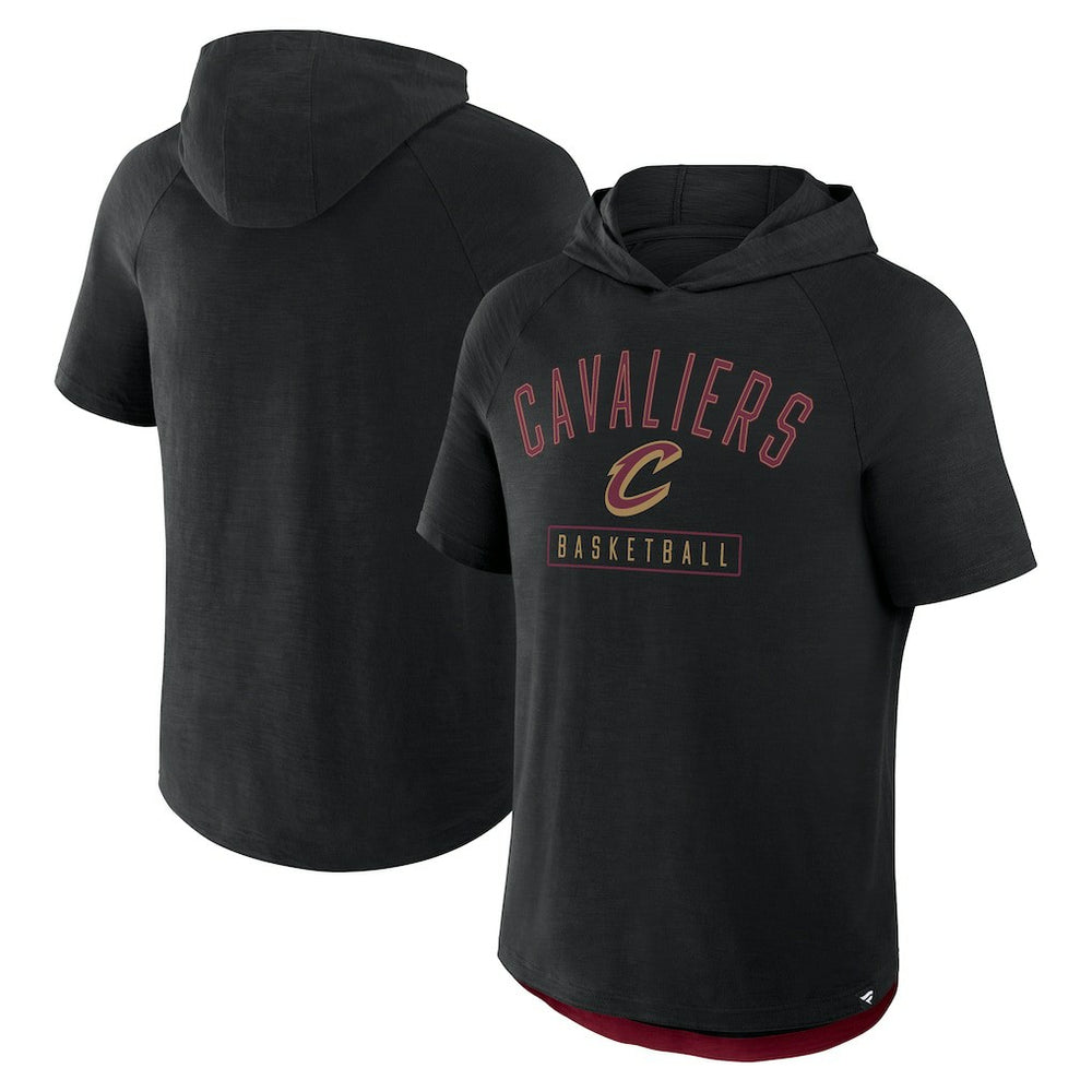 Cleveland Cavaliers Pass Legend Raglan Hoodie T-Shirt Black - Fanatics