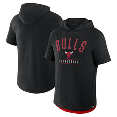 Chicago Bulls Pass Legend Raglan Hoodie T-Shirt Black - Fanatics