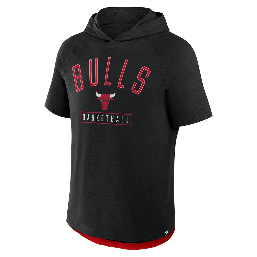 Chicago Bulls Pass Legend Raglan Hoodie T-Shirt Black - Fanatics