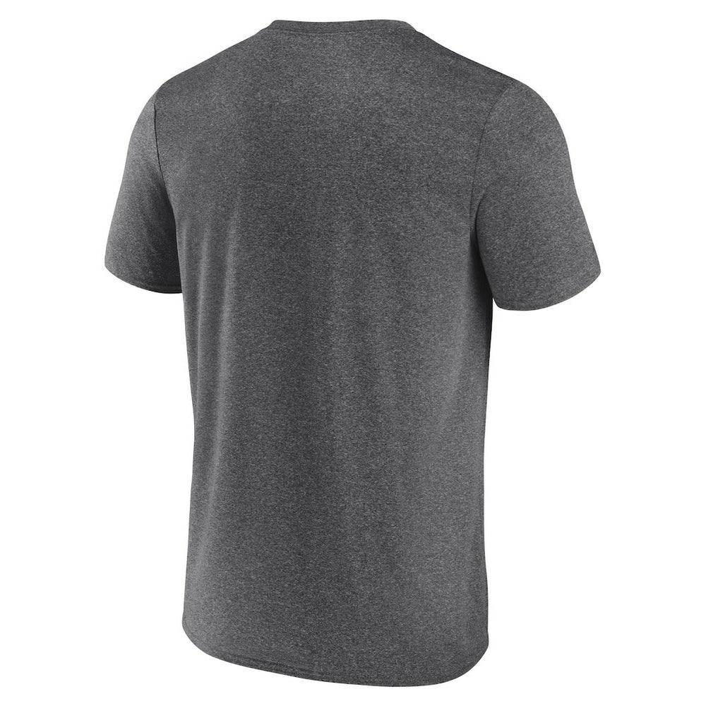 Brooklyn Nets Logo Athletic Block Practice Performance T-Shirt Heather Charcoal