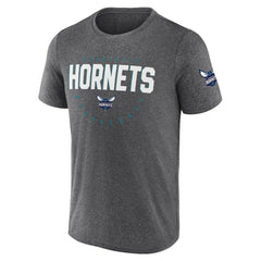 Charlotte Hornets Logo Athletic Block Practice Performance T-Shirt Heather Charcoal outlet