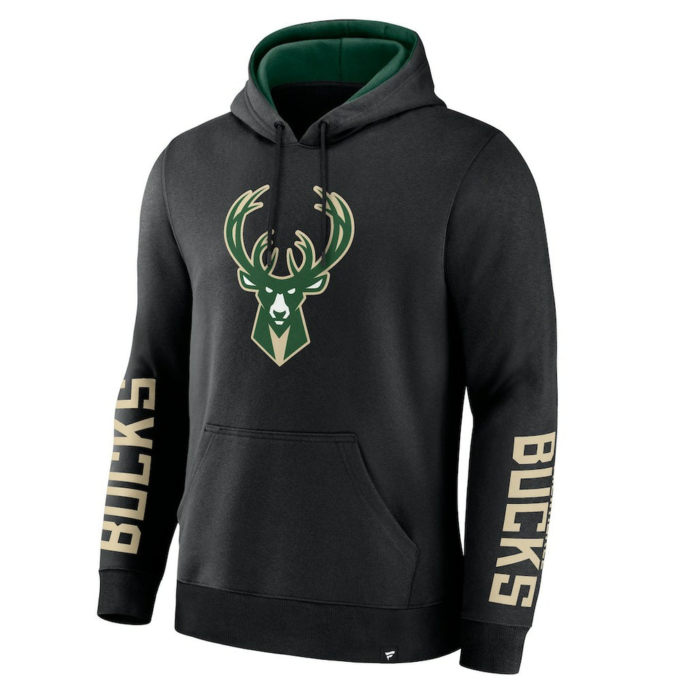 Milwaukee Bucks Legacy Guard Pullover Hoodie Black - Fanatics