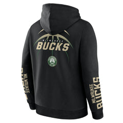Milwaukee Bucks Legacy Guard Pullover Hoodie Black - Fanatics