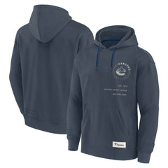 Vancouver Canucks Fanatics Future Ground Info Pullover Hoodie - Navy | US 201752398