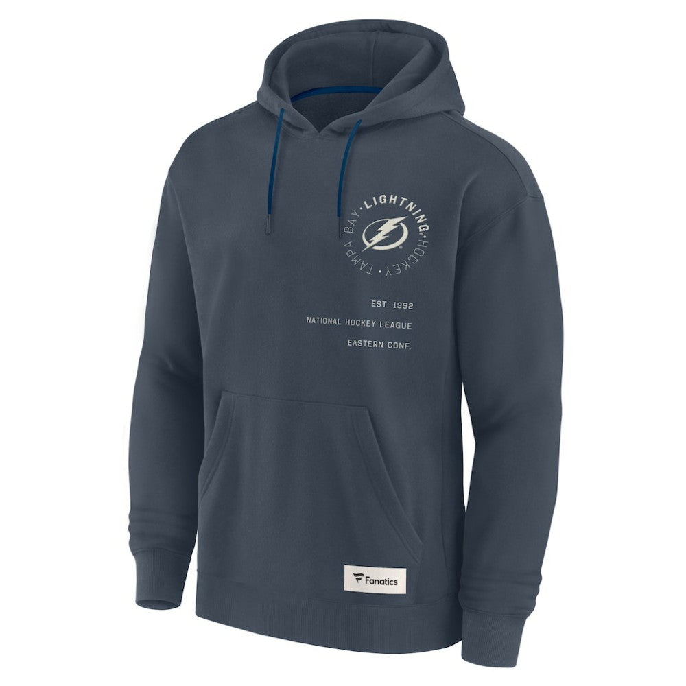 Tampa Bay Lightning Fanatics Future Ground Info Pullover Hoodie - Navy | US 201752400