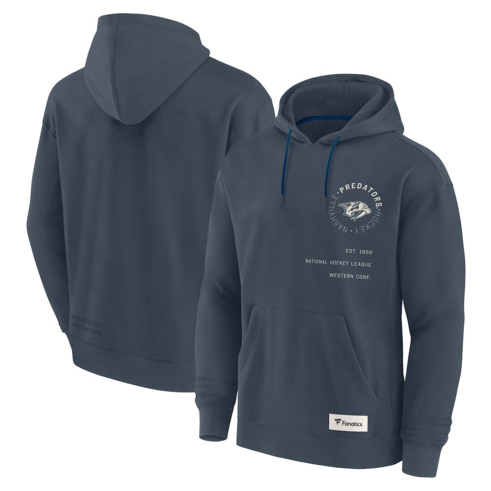 Nashville Predators Fanatics Future Ground Info Pullover Hoodie - Navy | US 201752401
