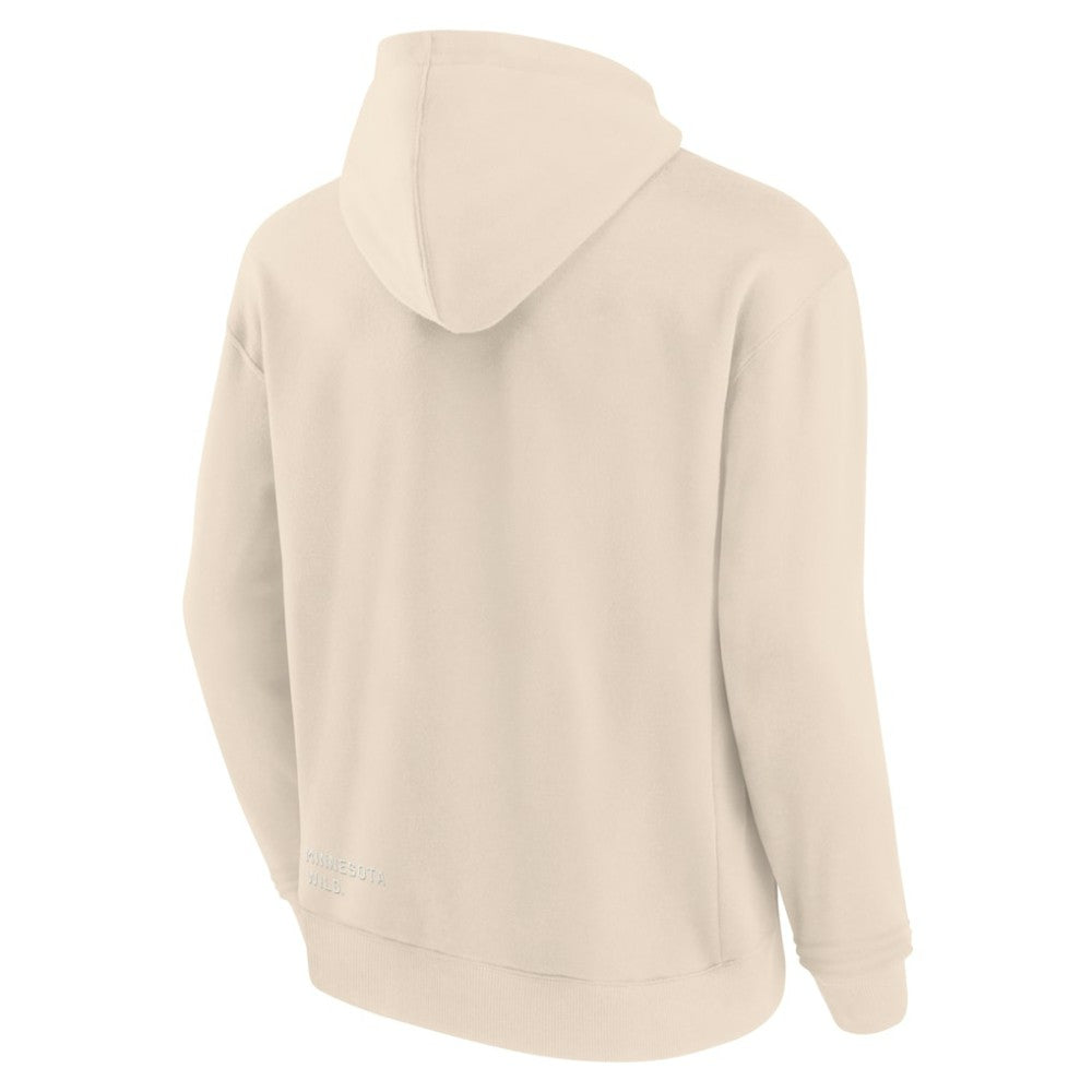Minnesota Wild Fanatics Future Ground Info Pullover Hoodie - Cream | US 201752413